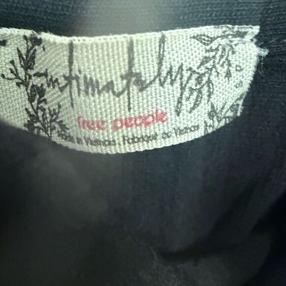 Free people black bodysuit tank size small - Picture 3 of 3